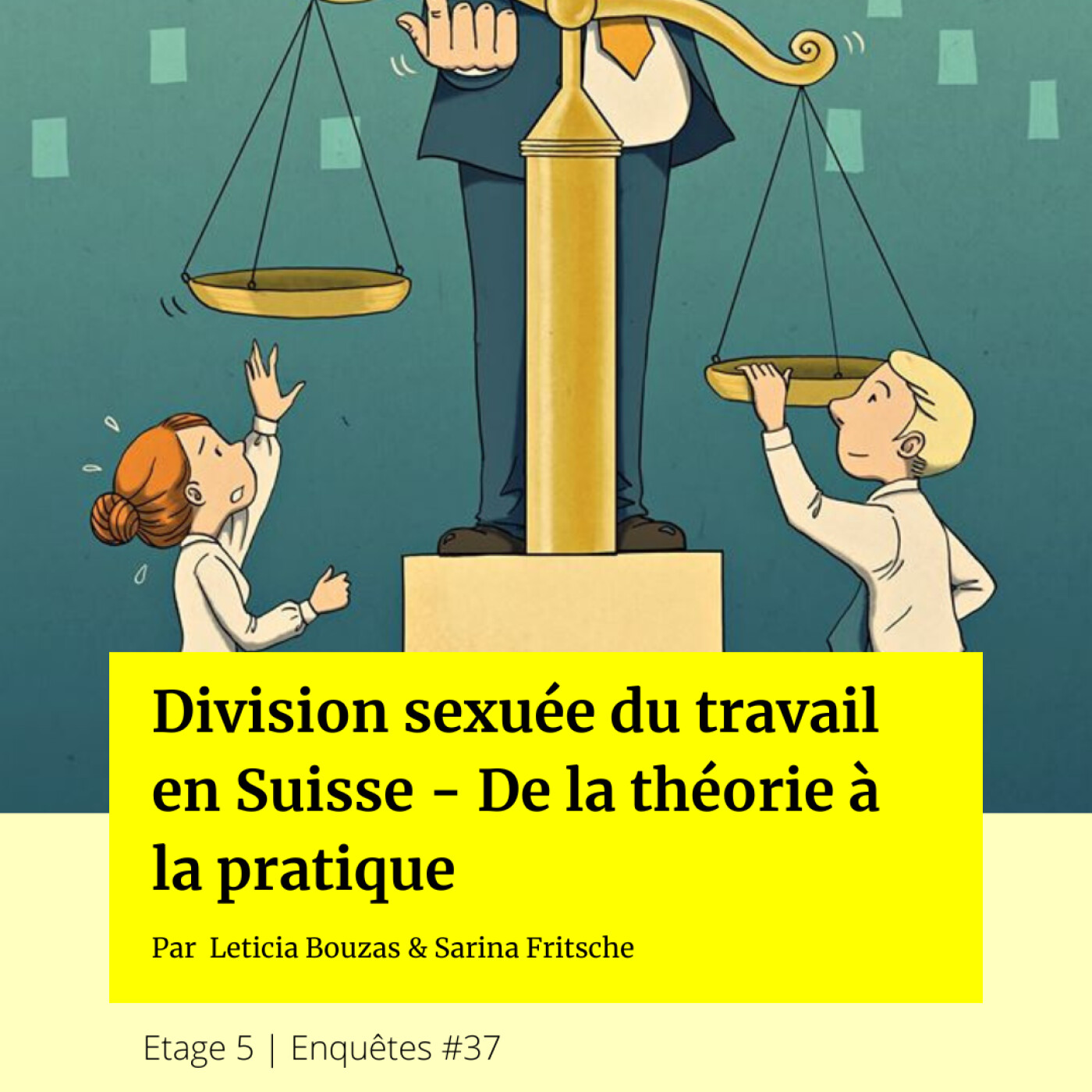 Division sexuée du travail  en Suisse – De la théorie à la pratique