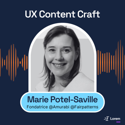 37. Legal design, rendre le droit transparent, accessible et actionnable | Marie-Potel Saville, fondatrice @Amurabi et @Fairpatterns cover