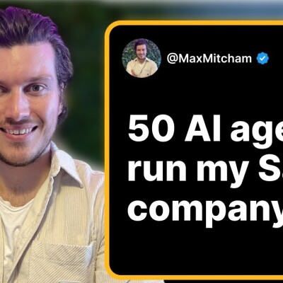 50 AI Agents run this SaaS company (Top 3 Explained) cover