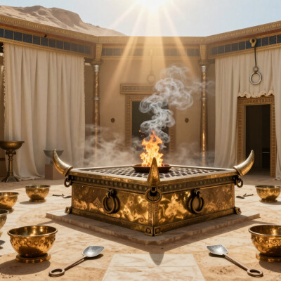 Exode 27 symbolique sprituelle du Tabernacle et de l'autel d'airain cover