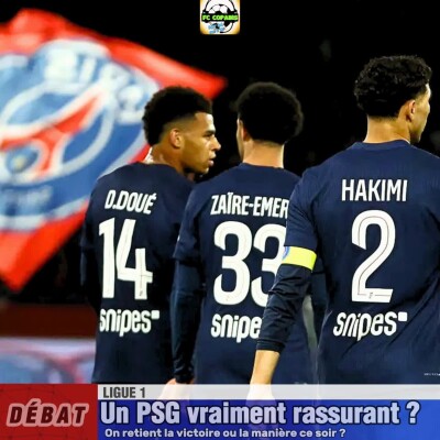 Débat Ligue 1 - Un PSG🔴🔵 vraiment rassurant face à Toulouse❓🤔 cover