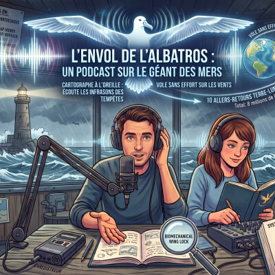 Le super-pouvoir de l'albatros : naviguer à l'oreille cover