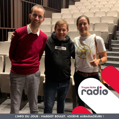 L'INFO DU JOUR - Margot Boulet, 400ème Aubassadeurs cover