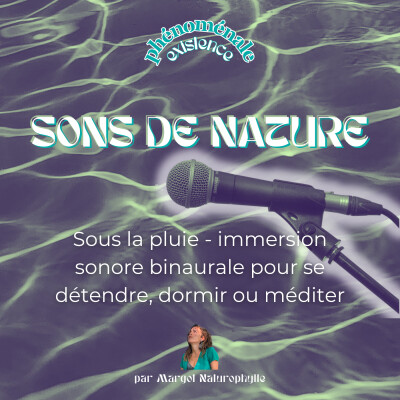 [SONS DE NATURE] Sous la pluie - immersion sonore binaurale pour se détendre, dormir ou méditer cover