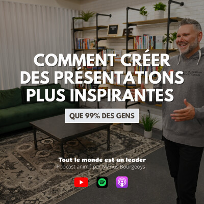 Ép. 140 - Comment créer des présentations plus inspirantes que 99 % des gens cover