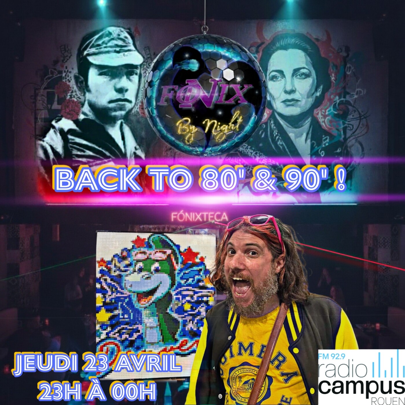 Fónix by Night #03 Back to 80' & 90' episode artwork