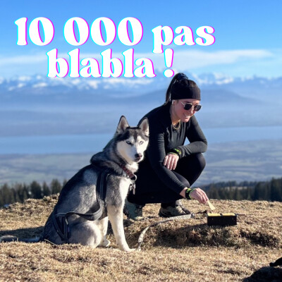 10 000 pas blabla -  Être la gourmande de la famille cover