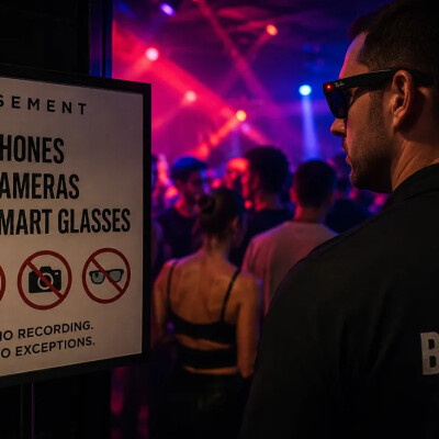 APRÈS LES TÉLÉPHONES, VA-T-ON BANNIR LES LUNETTES DES CLUBS ?! cover