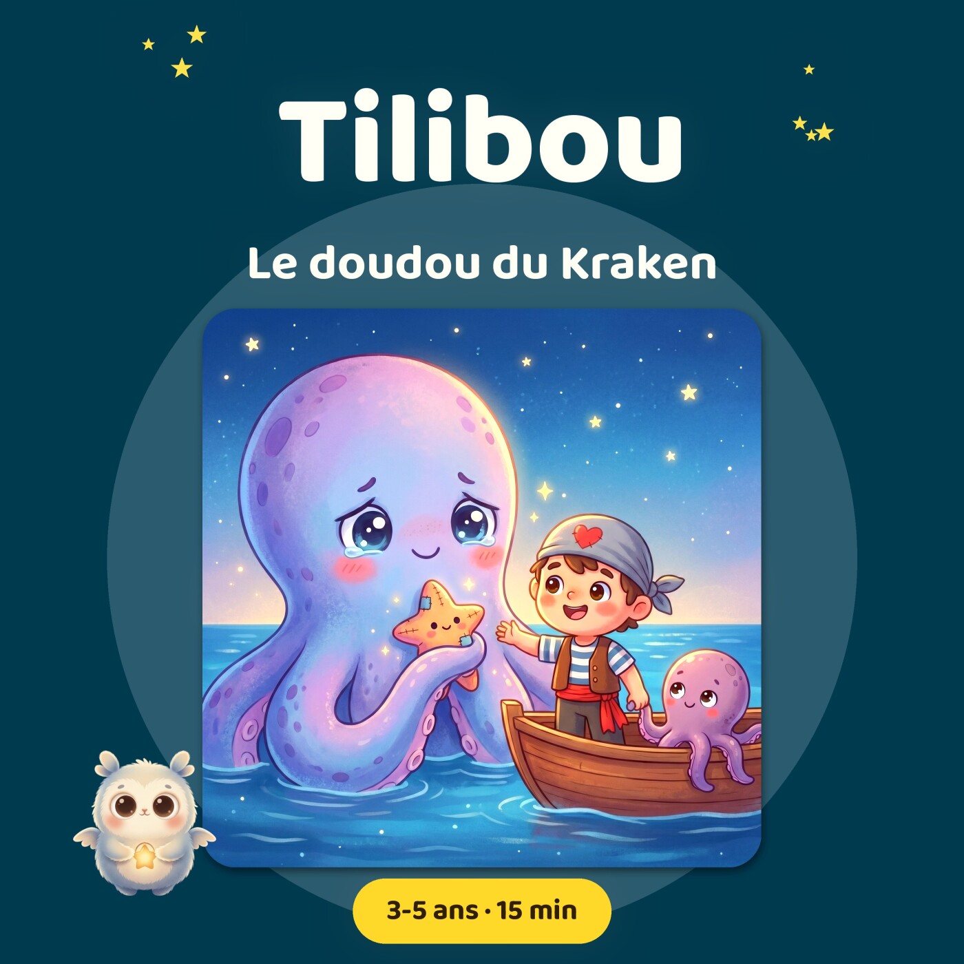 Tom le Pirate · Le doudou du Kraken · une aventure de pirates · histoire du soir · conte pour s'endormir · podcast pour enfants