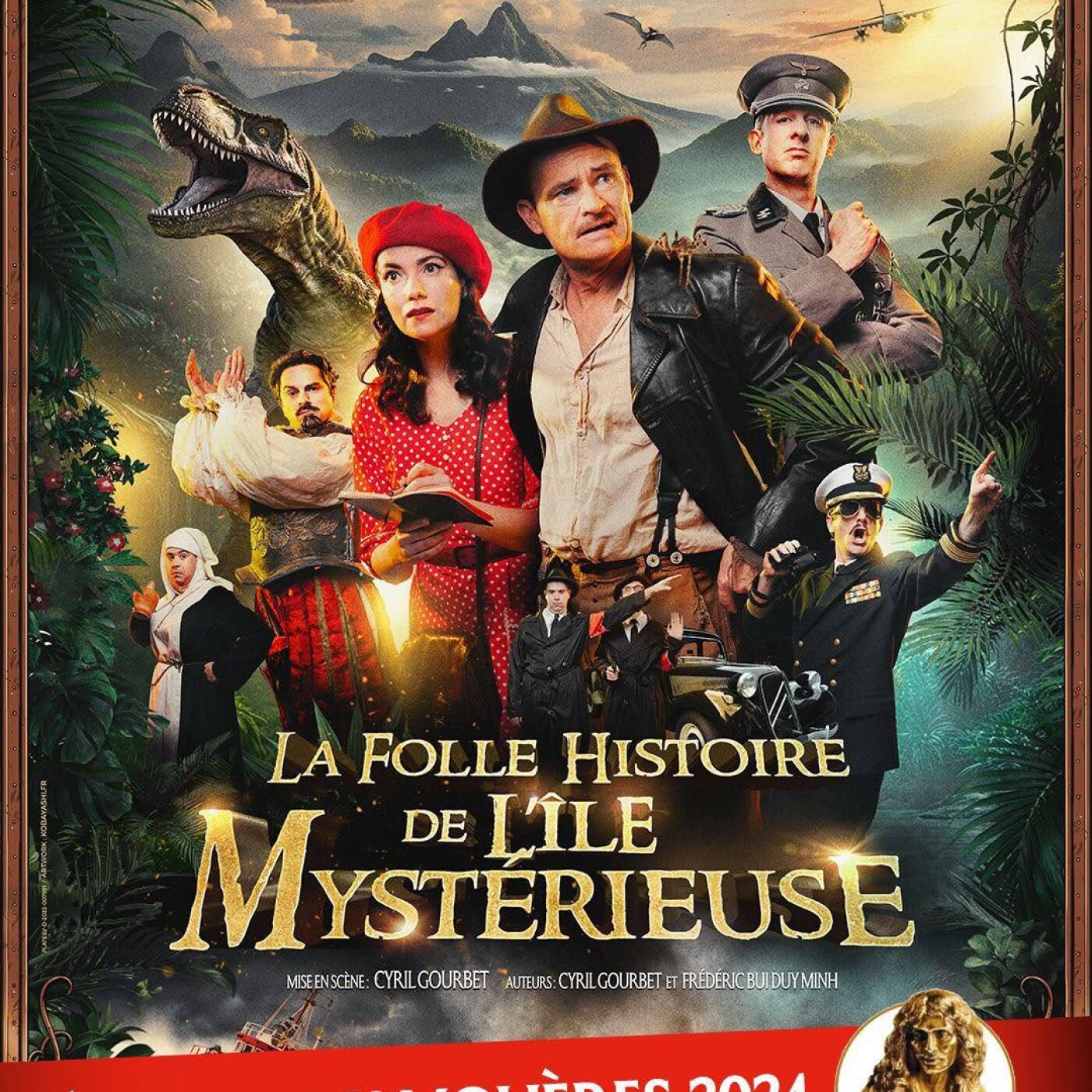 LA FOLLE HISTOIRE DE L'ILE MYSTERIEUSE / théâtre / FESTIVAL D'AVIGNON 2026 / CYRIL GOURBET - LENA DE SAINT RIQUIER episode artwork