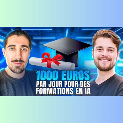 Formateur en IA à 1000 euros par jour, comment ça se passe ? Lucas Michel x Alexis Rocco cover