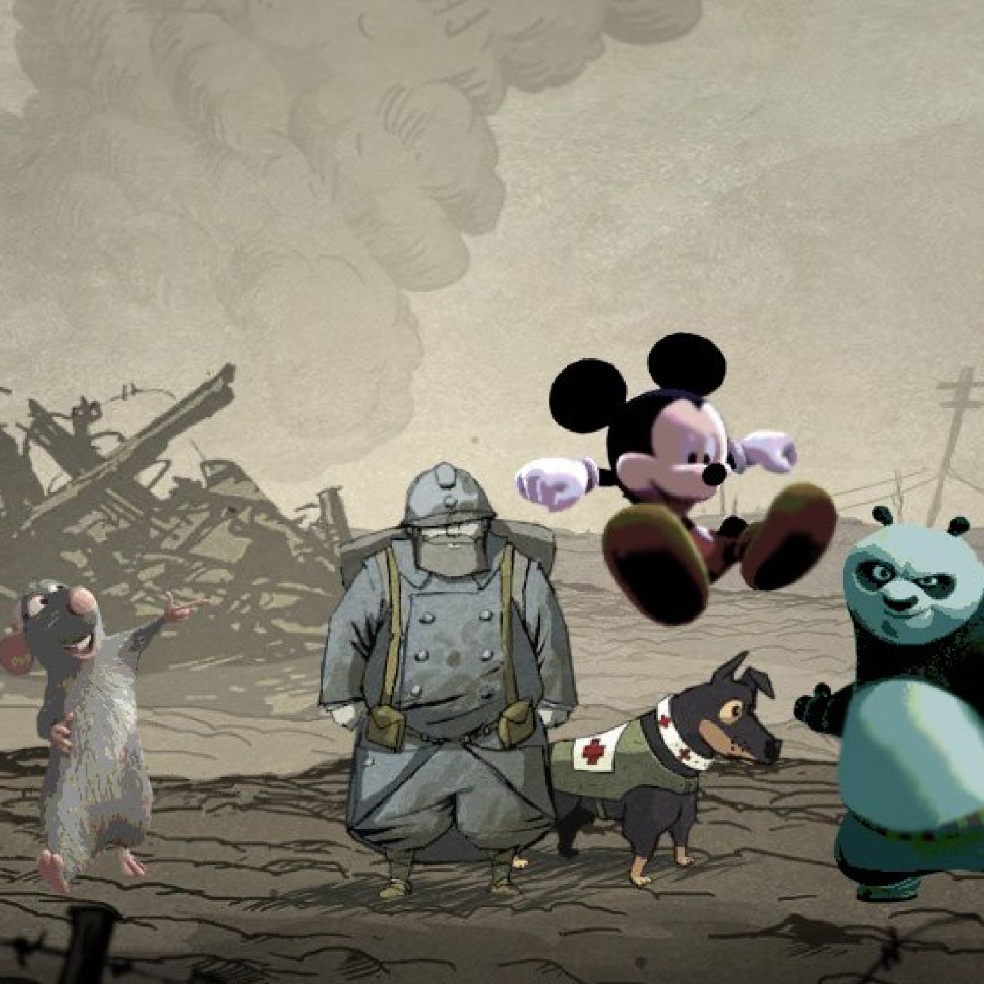 Papa à quoi tu joues ? 9 - Soldats inconnus : Mémoires de la grande guerre / Les jeux Kinect pour enfants (Mickey-Ratatouille-Kung-fu Pan... episode artwork