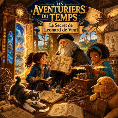 Les Aventuriers du Temps - S01E03 - Le Secret de Léonard de Vinci cover