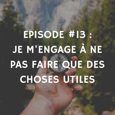 Je m'engage à ne pas faire que des choses utiles cover