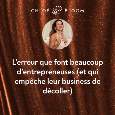 L’erreur que font beaucoup d’entrepreneuses (et qui empêche leur business de décoller) cover