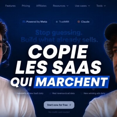 Comment lancer un SaaS en copiant celui des autres avec @eliobldr cover