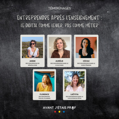 Entreprendre après l’enseignement : le digital comme levier, pas comme métier cover