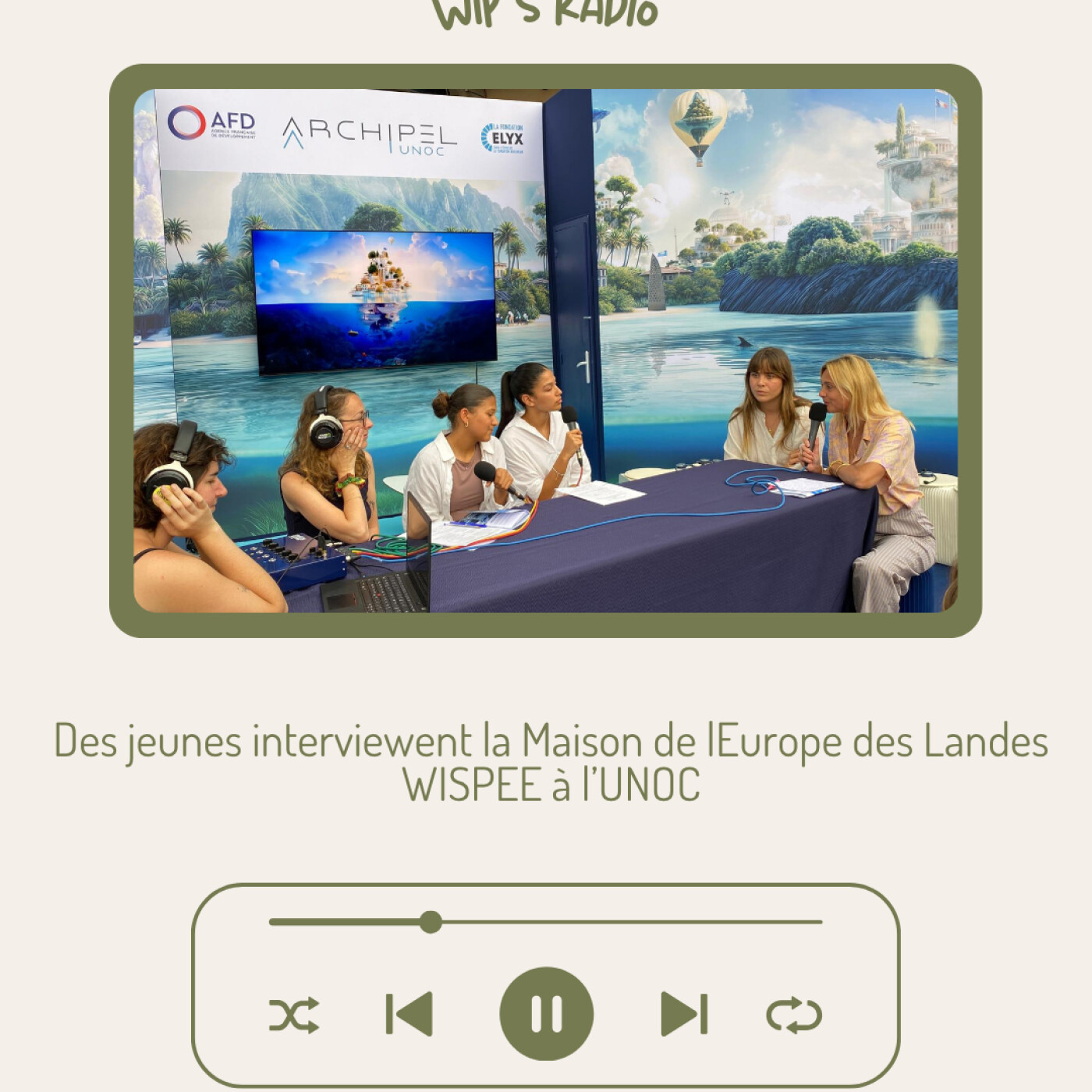 Des jeunes interviewent la Maison de l’Europe des Landes WIPSEE episode artwork