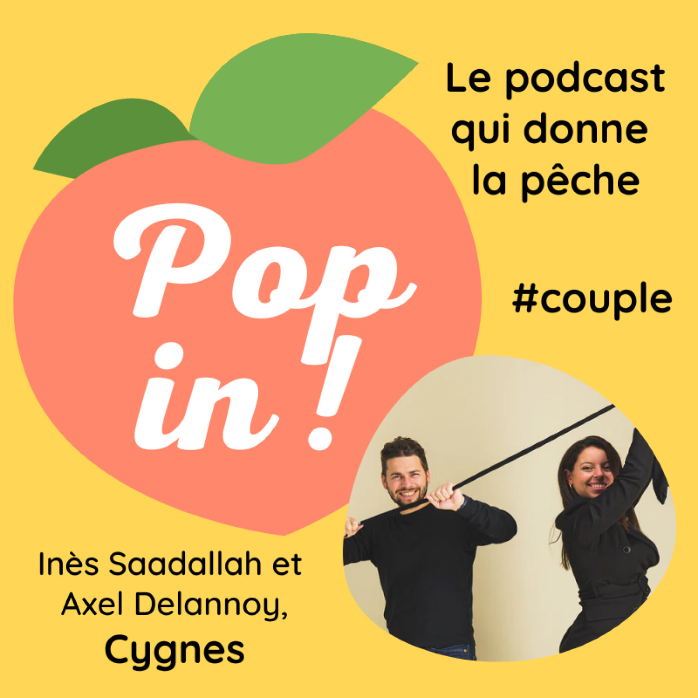 Créer des collants en couple - Inès et Axel - Cygnes