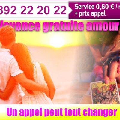 Voyance sentimentale gratuite - 0892 22 20 22 cover