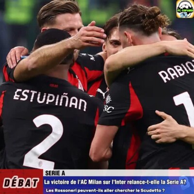 Débat Serie A🇮🇹 - La défaite de l'Inter face à l'AC Milan relance-t-elle la Serie A❓🤔 cover