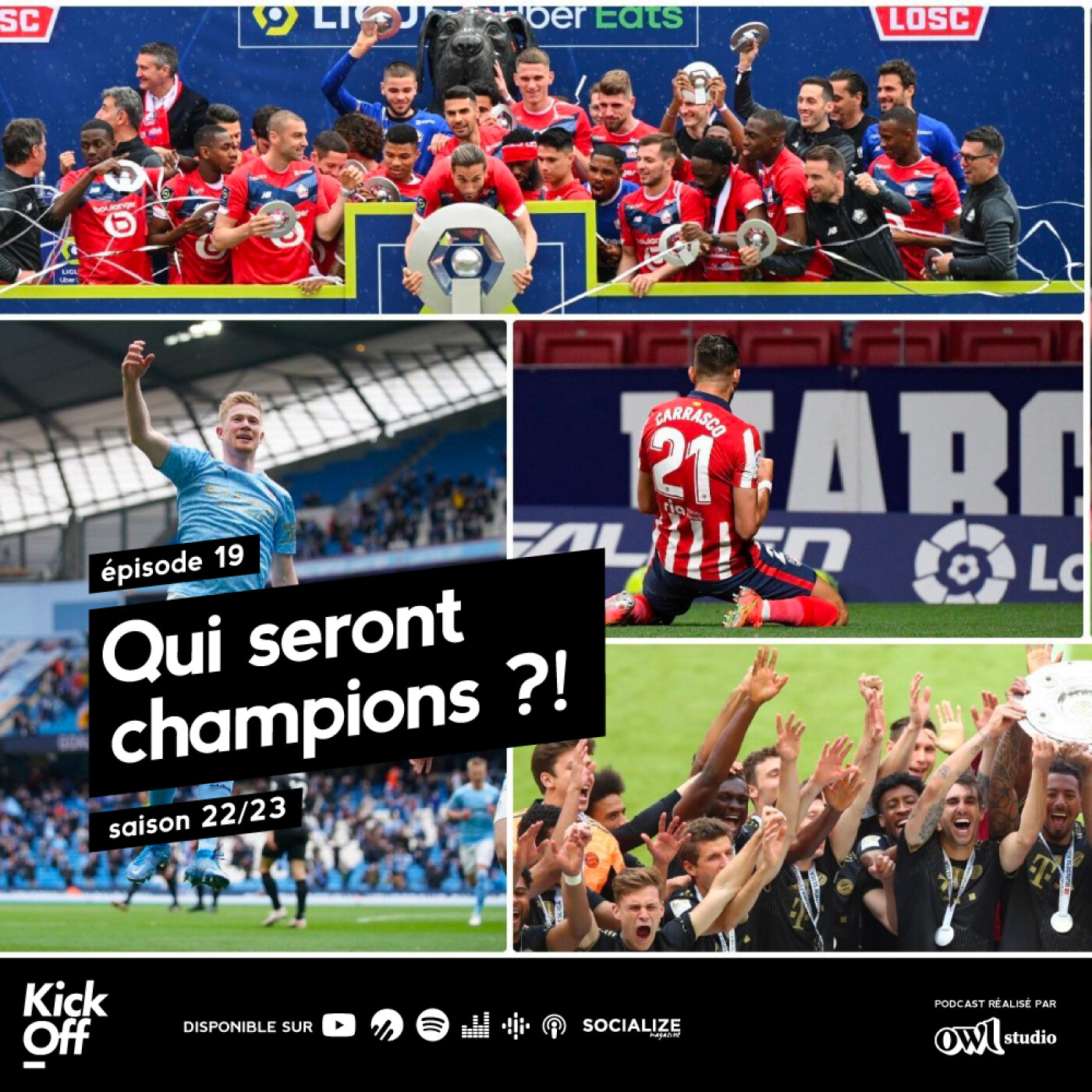 Qui sera champion en Premier League, Ligue 1, la Liga et ailleurs en Europe?