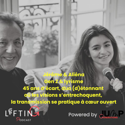 Jérôme & Aliéna – Gen Z & lyrisme. 45 ans d’écart, duo (d)étonnant où les visions s’entrechoquent, la transmission se pratique à cœur ouvert cover