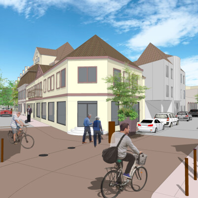 Sélestat : Un centre-ville embelli, végétalisé et convivial, avec le réaménagement des rues de la Poste et Sainte-Barbe cover