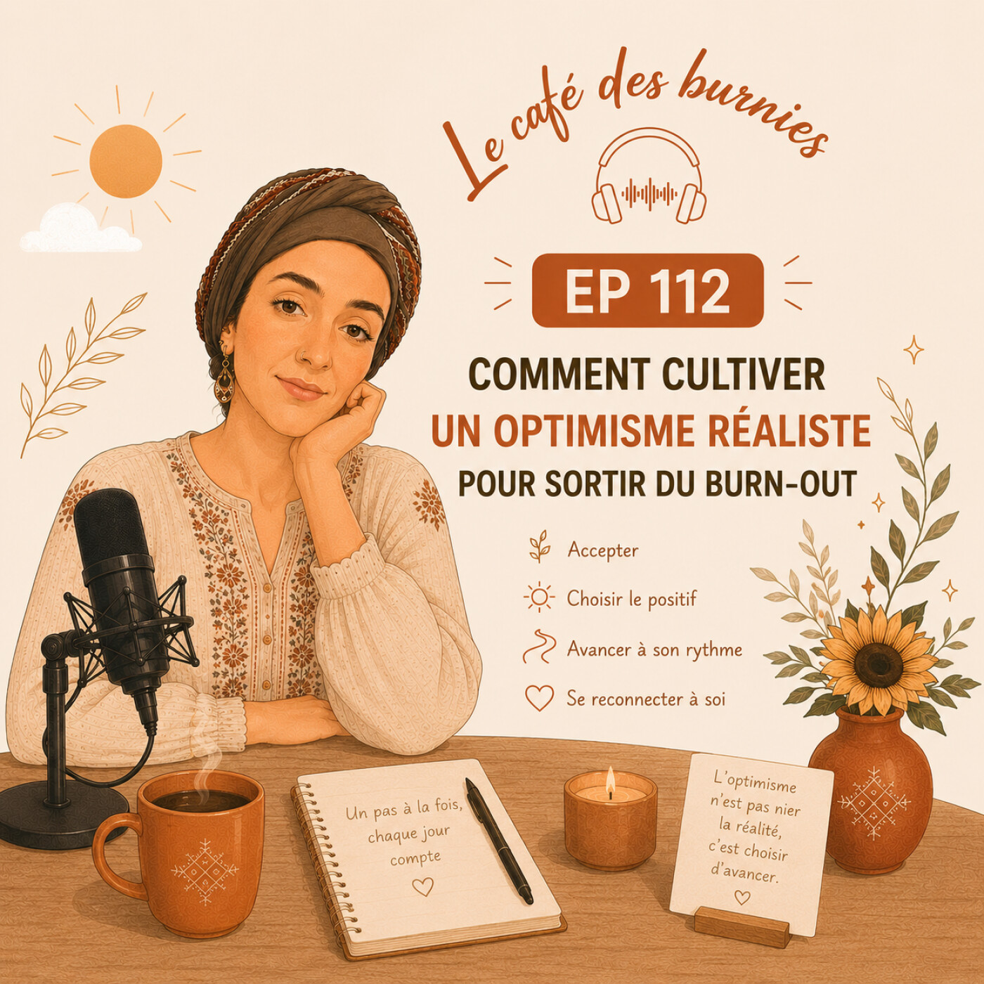 EP 112 COMMENT CULTIVER UN OPTIMISME RÉALISTE POUR SORTIR DU BURN-OUT