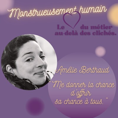 Série 𝐋𝐞 💜 𝐝𝐮 𝐦𝐞́𝐭𝐢𝐞𝐫 : 𝐚𝐮-𝐝𝐞𝐥𝐚̀ 𝐝𝐞𝐬 𝐜𝐥𝐢𝐜𝐡𝐞́𝐬. Amélie Berthaud " Me donner la chance d'offrir sa chance à tous." cover