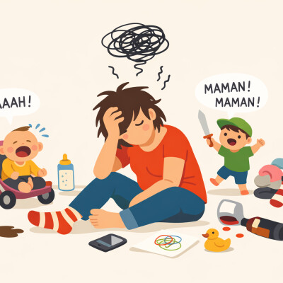 Le burn-out parental - partie 2 - Sarah cover