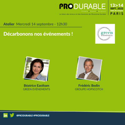 Green Evènements - Décarbonons nos événements ! cover