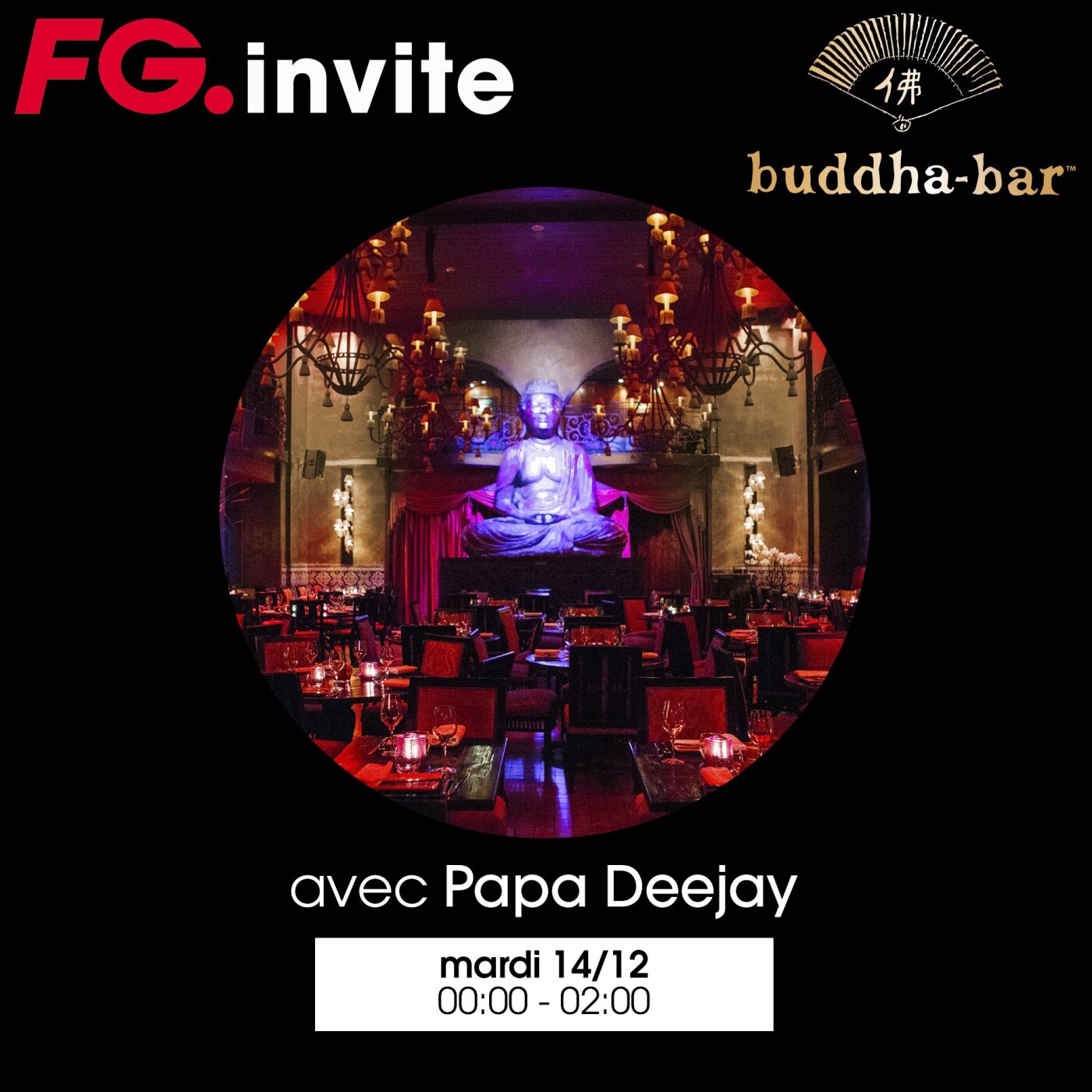 FG INVITE : LE BUDDHA BAR MONTE CARLO