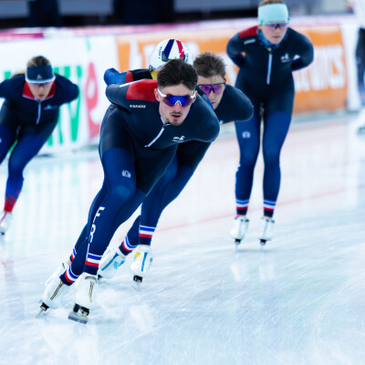 Germain Deschamps : Au Coeur de la Poursuite par Équipe en Patinage de Vitesse cover