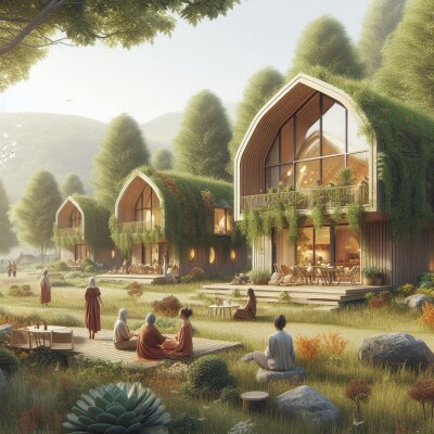 Vivez ensemble dans les villages esséniens - Archange Raphaël Psaume 100 cover