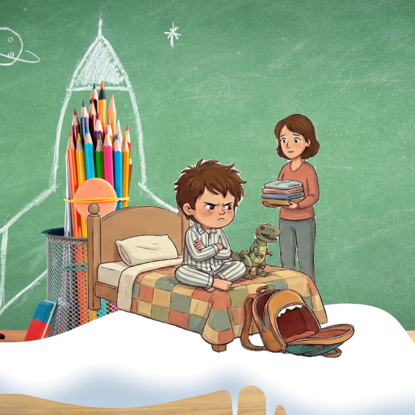 Le Ninja du Sommeil de la Fin des Vacances | Une séance calme de Fabululu pour la rentrée des classes