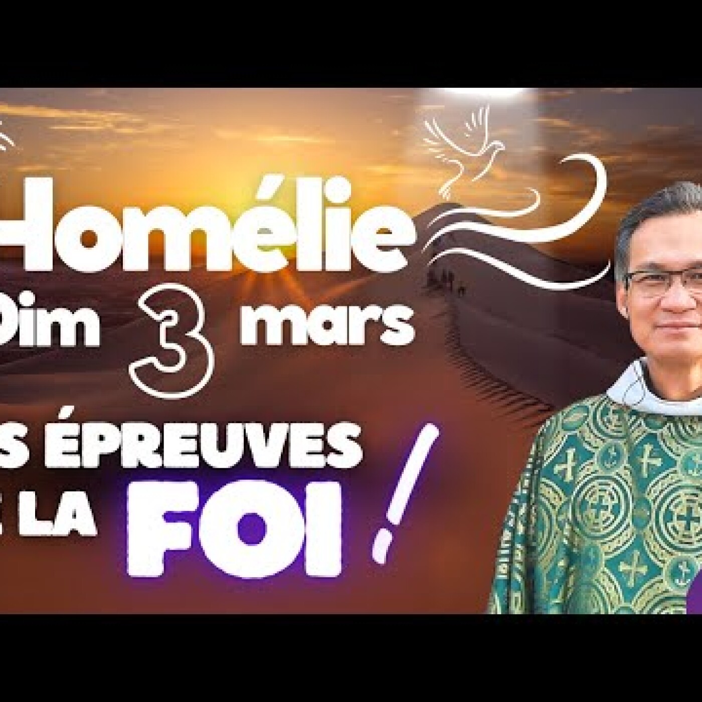 Les épreuves de la vie : Punition divine ? Commentaire de l'Evangile | Homélie — Dimanche 3 mars