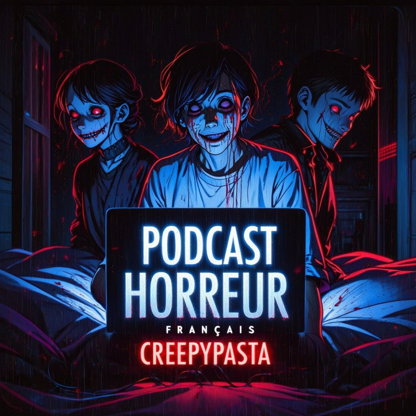 Podcast Horreur Français : Creepypasta - 3 Histoires Courtes à Écouter dans le Noir