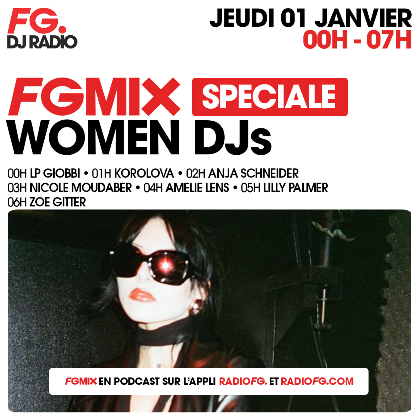 FG MIX SPÉCIALE WOMEN DJs : LP GIOBBI