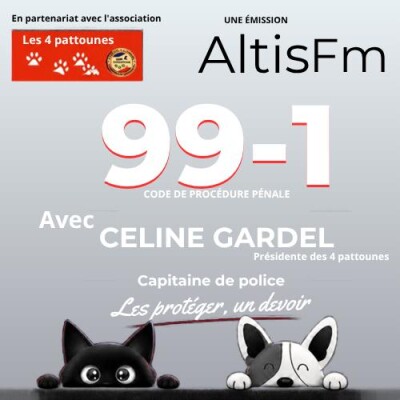 ALTIS FM - 99.1 - DEFENSE CAUSE ANIMALIERE - KATIA, ERIC ET CELINE - ASSO LES 4 PATTOUNES cover