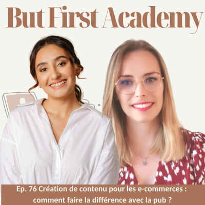 76. Stratégie e-commerce :  comment faire la différence avec la pub avec Coralie cover