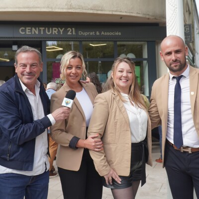 Ce mercredi 24 septembre, c'était l'inauguration de l'agence Century 21 à Arcachon. Marion, Thomas et Karine nous livrent leurs impressions cover