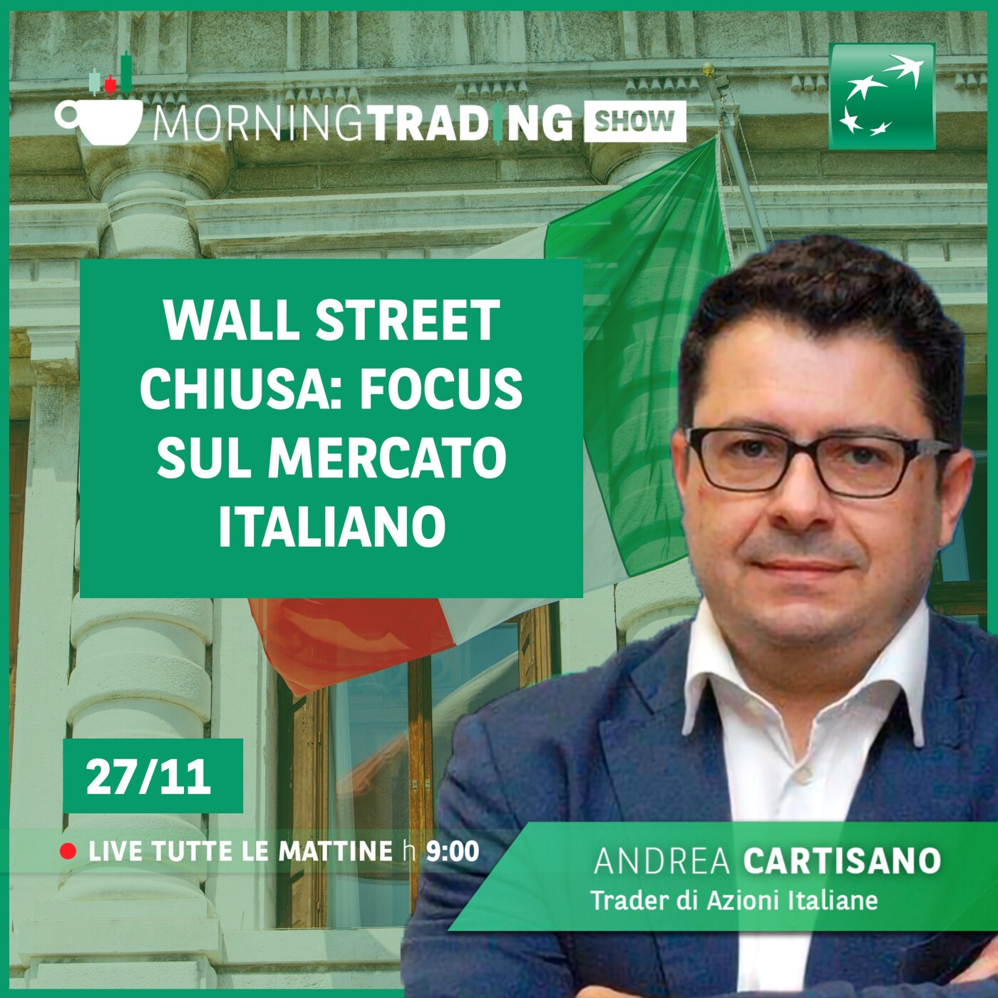 Wall Street chiusa: focus sul mercato italiano episode artwork
