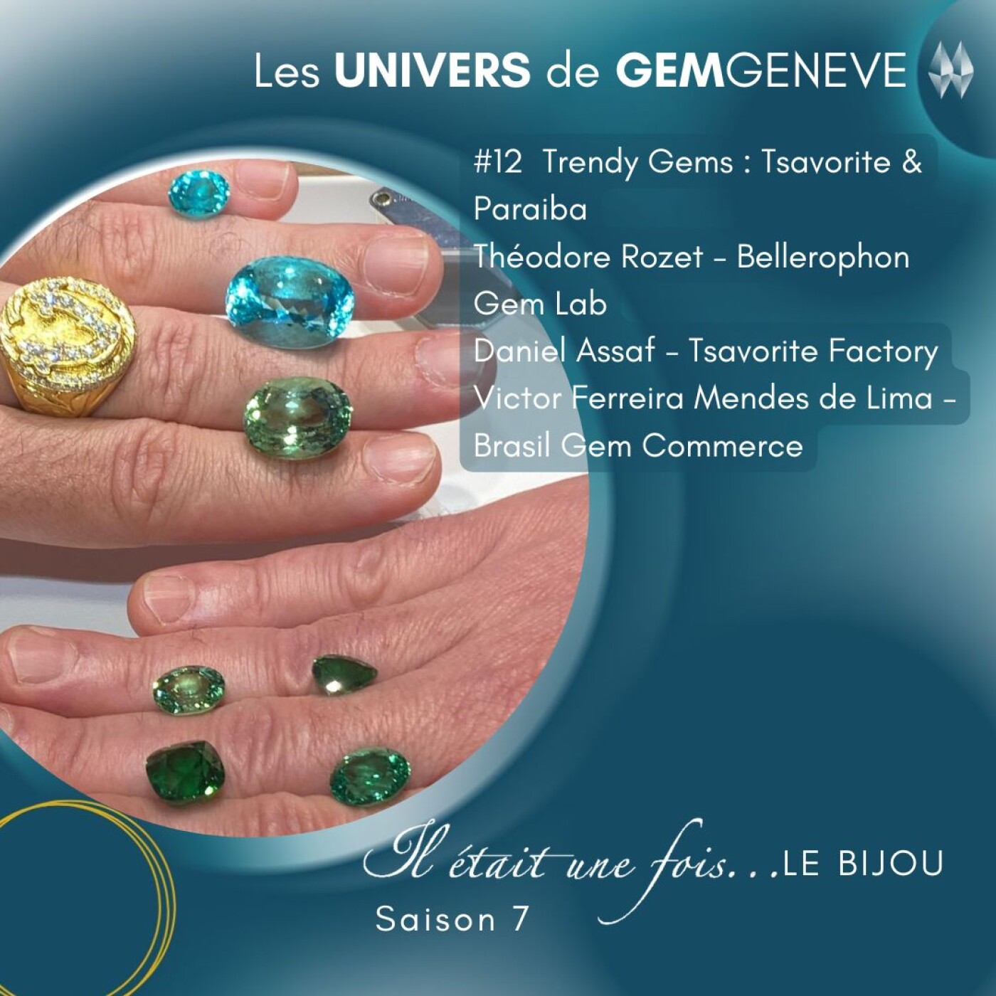Les univers de GemGeneve %2312 Trendy Gems : Tsavorite & Paraïba