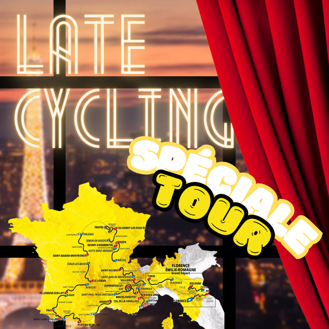 LATE CYCLING #108 | PREVIEW TOUR DE FRANCE episode artwork
