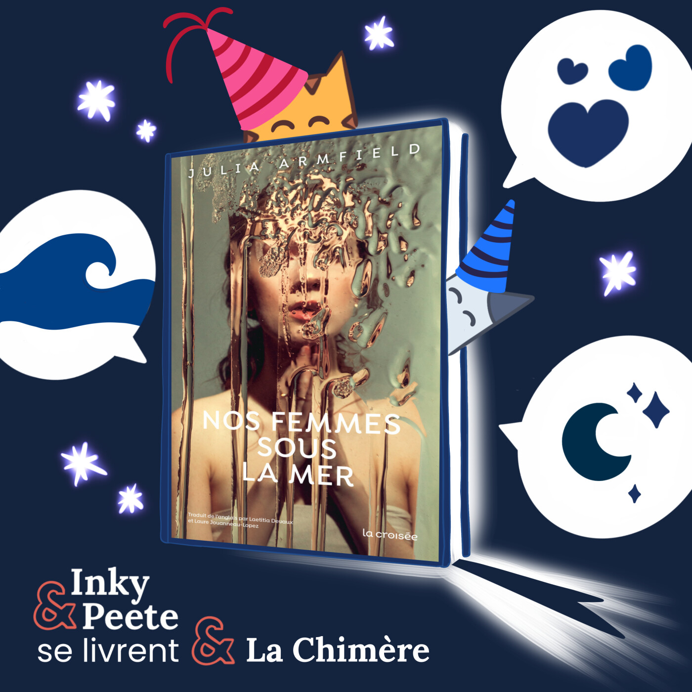 Inky et Peete se livrent - le podcast lecture qui donne voix aux premiers mots d’un livre