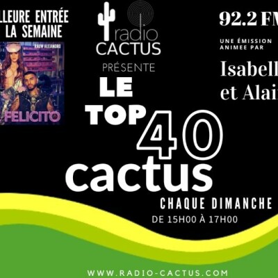 Top 40 Cactus du 08 janvier 2023. cover