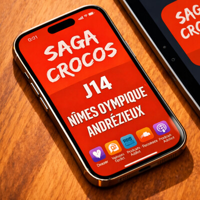 Episode 262 -SagaCrocos - Nîmes Olympique / Andrézieux. J14/N2 cover