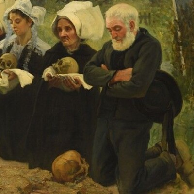 Les dernières heures des ossuaires bretons. Par Fany Eggers cover