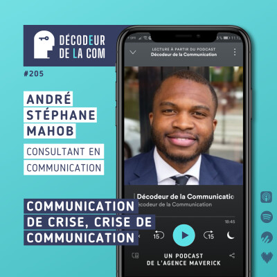 Communication de Crise & Crise de Communication | André-Stéphane Mahob | Ep 205 cover
